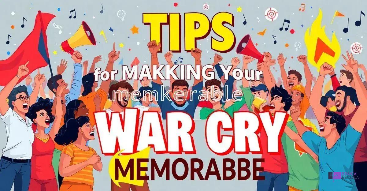 Dicas para Tornar Seu Grito de Guerra Memorável