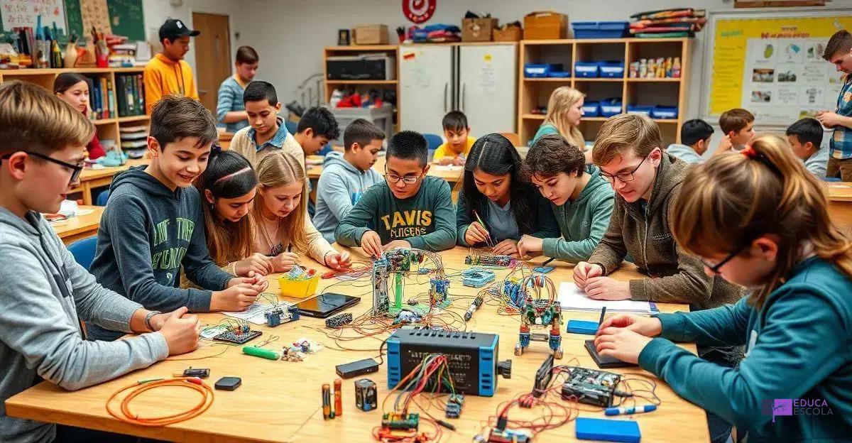 Exemplos de Projetos Maker em Sala de Aula