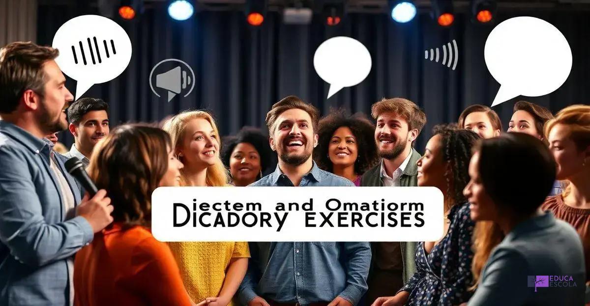 Exercícios de dicção e oratória