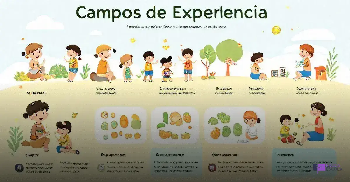 Tabela resumo dos Campos de Experiência