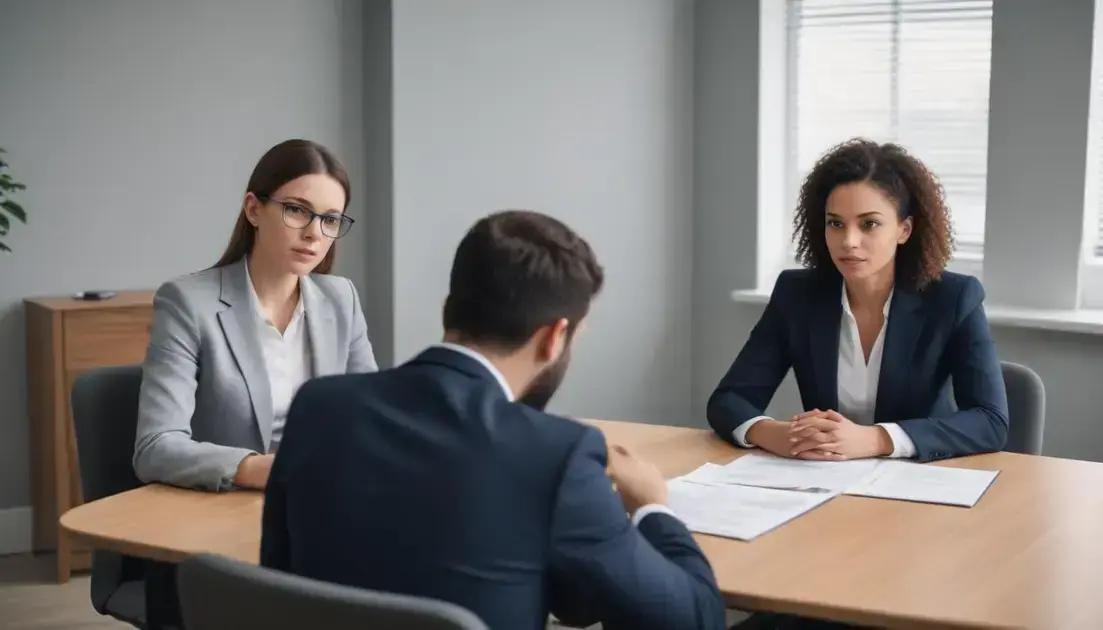 Simulando uma entrevista de emprego